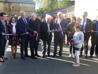 16- 5 - Inauguration Chauffage Ecole et Rue du Moulin neuf 26 10 2019