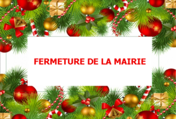 Fermeture de la Mairie